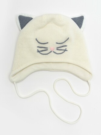 Шапка зимняя на завязках Кися Artel