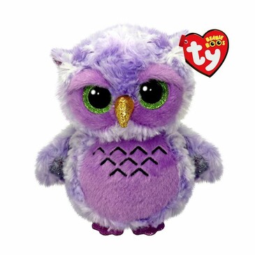Игрушка мягкая Beanie Boo's. Пурпурный совенок Owlivia, 15 см TY