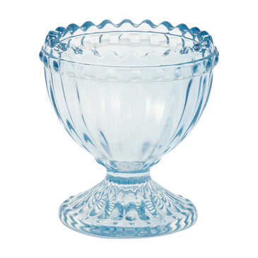 Подставка для яйца стеклянная Alice pale blue Greengate