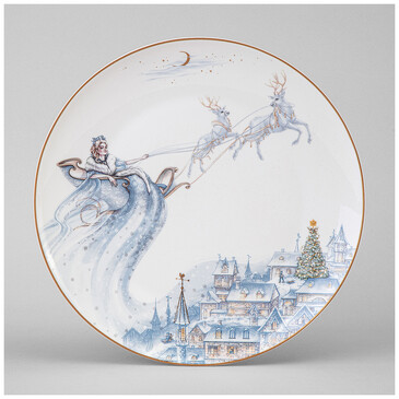 Тарелка обеденная Снежная Королева 25,5 см Lefard