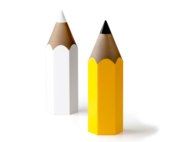Подставка для карандашей Dinsor, желтая Qualy