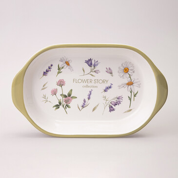 Блюдо-Шубница Flower Story 28х17,5х4,5 см Agness