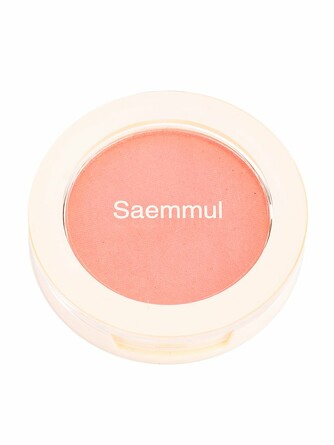 Румяна компактные saemmul single blusher cr01 naked peach  5 гр,  The Saem