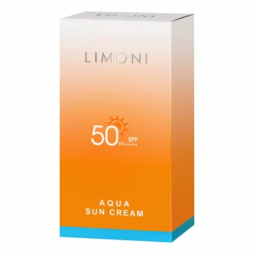 Крем солнцезащитный SPF 50+РА++++ Aqua Sun Cream, 50 мл Limoni
