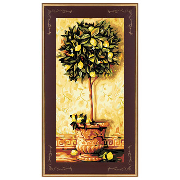 Картина по номерам. Лимонное дерево Menglei