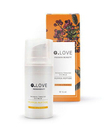 Бальзам для лица против мимических морщин интенсивный intensive targeted eye balm pepper peptide 15 мл G.Love
