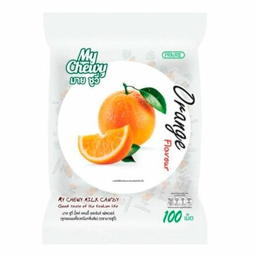 Ириски молочные c желейной начинкой Апельсин, 360 г  My Chewy