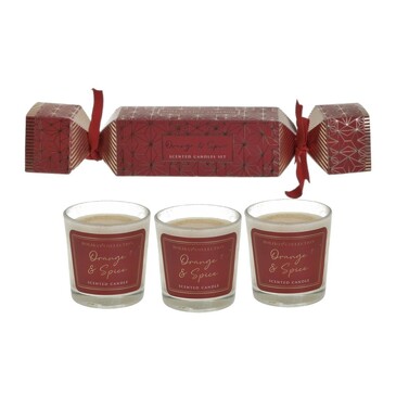 Свеча ароматическая Orange&Spice (3 шт.) Inart