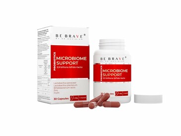 БАД. Пробиотики для работы кишечника 30 капсул Be Brave by Dr. Davidian