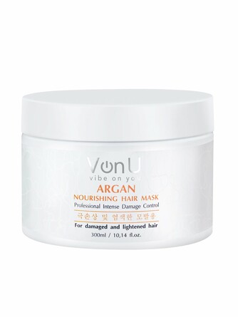 Маска для волос питательная с аргановым маслом Argan Nourishing Hair Mask, 300мл Von-u