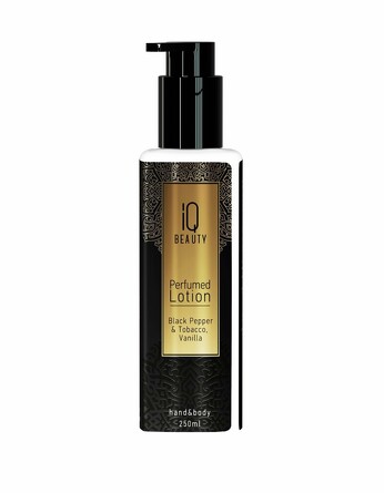 Лосьон парфюмированный для рук и тела Черный перец и табак, ваниль, 250 мл IQ Beauty