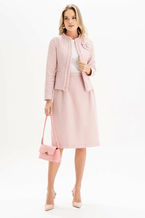 Костюм (жакет, брошь и юбка) URS