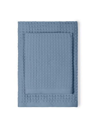 Набор полотенец вафельных для бани, сауны (2 шт.: 70x140 см, 50x90 см) DeNastia