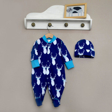Комплект (комбинезон и шапочка) Олени Baby Boom