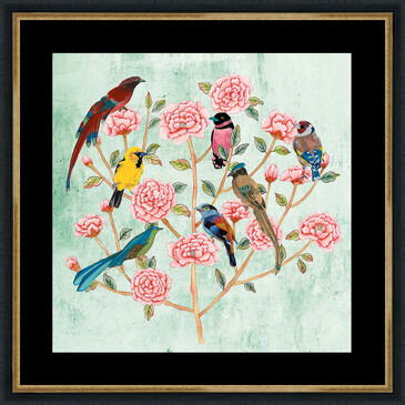 Постер, 55х55 см Wang: Minty Chinoiserie G&C Interiors