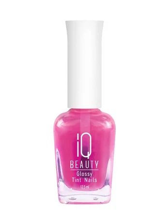 Лак для ногтей Тинт с AHA-кислотами для естественного сияния и укрепления Glossy Tint Nails, 12.5 мл IQ Beauty