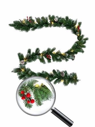 Гирлянда новогодняя, 25x25x270 см Magic Time