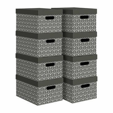 Комплект коробов картонных (8 шт. по 25х33х18.5 см) Valiant