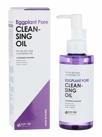 Масло гидрофильное с экстрактом баклажана eggplant pore cleansing oil  150 мл Eyenlip