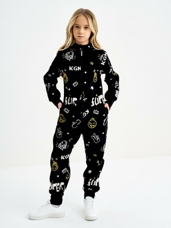 Комбинезон с начесом Kogan Kids