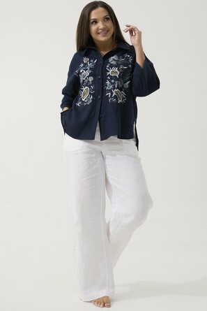 Костюм льняной (блуза и брюки) Ma Cherie