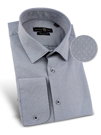 Рубашка классическая (classic fit) с длинным рукавом Nicolo Angi