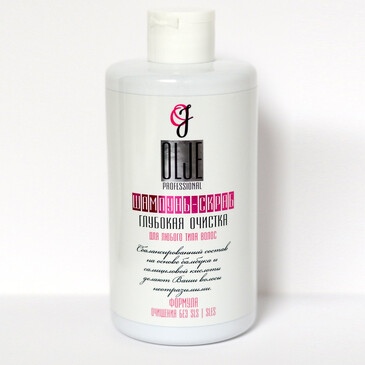 Шампунь-скраб для любого типа волос глубокая очистка, 1000 мл Olje