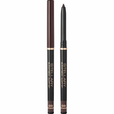 Карандаш для глаз автоматический Automatic eyeliner коричневый, тон 03, 0,28 г Stellary