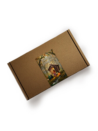 Пазл деревянный конструктор Избушка Бабы Яги 27,5х17,5х6 Davici