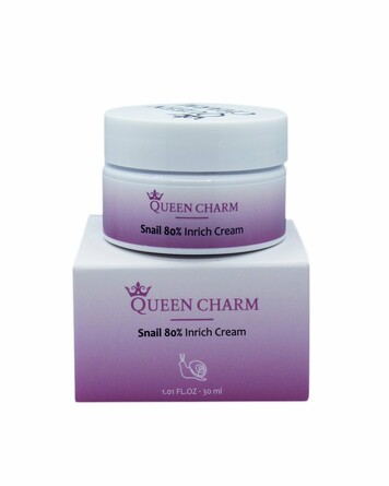 Крем для лица с муцином улитки, 80% (30 мл) Queencharm