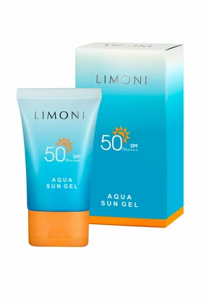 Крем-гель солнцезащитный SPF 50+РА++++  Aqua Sun Gel, 50 мл Limoni