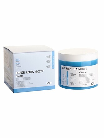 Крем для лица увлажняющий с гиалуроновой кислотой IOU Super Aqua Moist Cream 300 мл Welcos