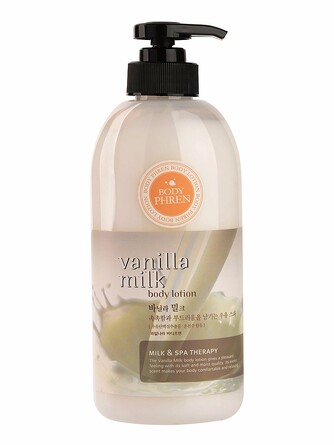 Лосьон для тела с ароматом ванили Body Phren Body Lotion (Vanilla Milk) 500 мл Welcos