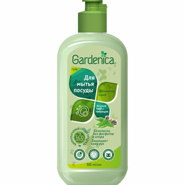 Гель для мытья посуды Зеленый чай с чабрецом, 500 мл Gardenica