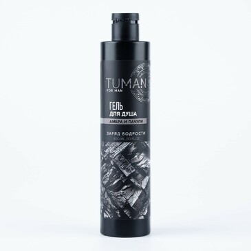 TuMan, парфюмированный гель для душа, 300 мл, амбра и пачули Ural Lab