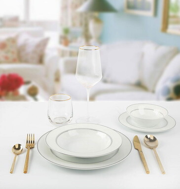 Набор столовой посуды Elegant Gisella (24 пр.) Arya Home