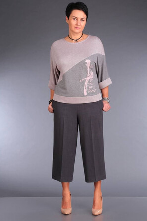 Комплект (пуловер и кюлоты) Zigzag Style