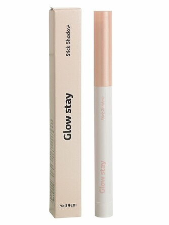 Тени для век glow stay stick shadow wh01 bridal white,  The Saem