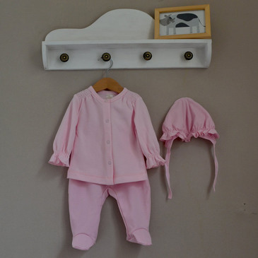 Комплект (кофта, ползунки и чепчик) Белоснежка Baby Boom