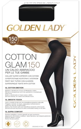 Колготки (2 пары) Cotton Glam 150 Golden Lady