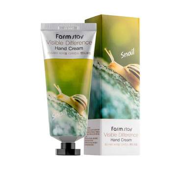 Крем для рук с муцином улитки Visible Difference Hand Cream Snail 100 г FarmStay