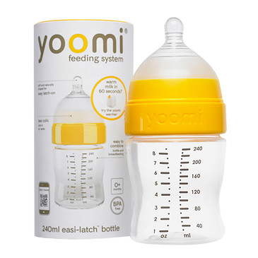 Бутылочка с соской (240 мл, медленный поток) Yoomi