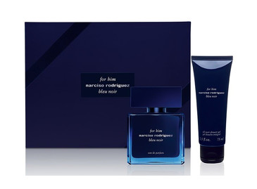 Набор мужской For Him Bleu Noir (парфюмерная вода, гель для душа), 50 мл; 75 мл Narciso Rodriguez