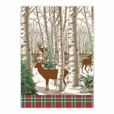 Полотенце кухонное Зимний лес 51х71 см Michel Design Works