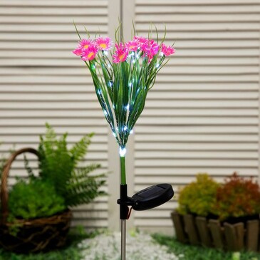 Светильник садовый на солнечной батарее Маргаритки, 70 см Luazon Lighting