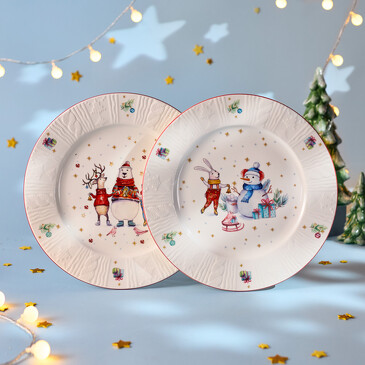 Набор тарелок обеденных Winter Story (2 шт. по 26,5 см) Lefard