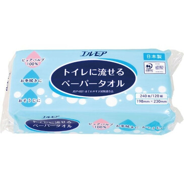 Полотенца бумажные для кухни двухслойные, 120 листов Kami Shodji