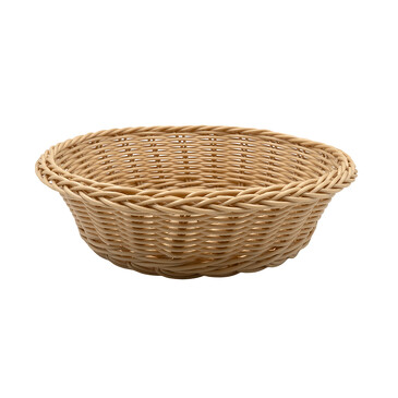 Корзина настольная круглая Полиротанг 25х25х7 см Handy Home