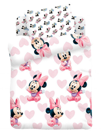 Комплект постельного белья (поплин) Disney Baby Минни Маус