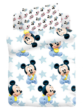 Комплект постельного белья (поплин) Disney Baby Мики Маус